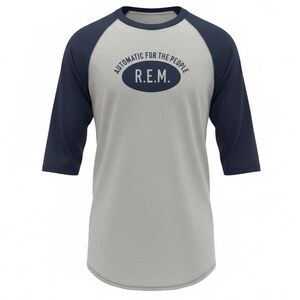 R.E.M. “Automatic for the People” Raglan Quarter Sleeve Band Tee NWT XL